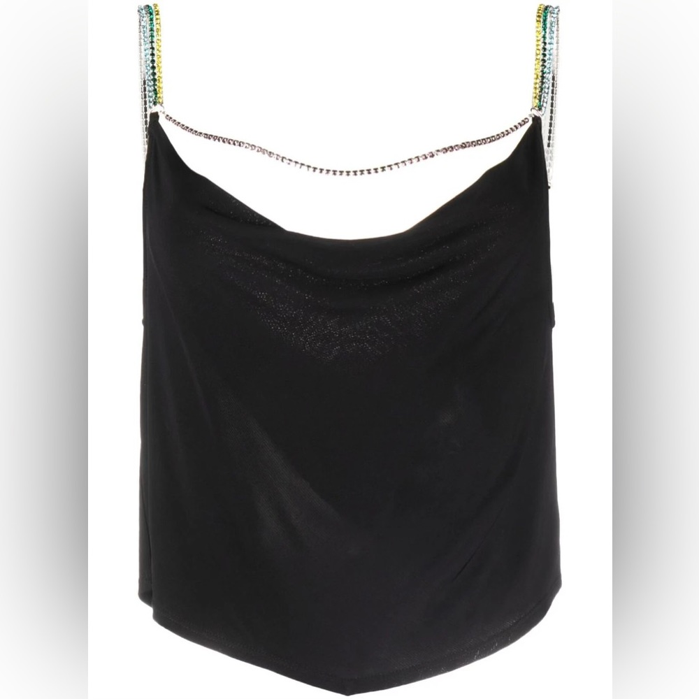 Fleur du Mal crystal-embellished sleeveless top - Picture 5 of 9